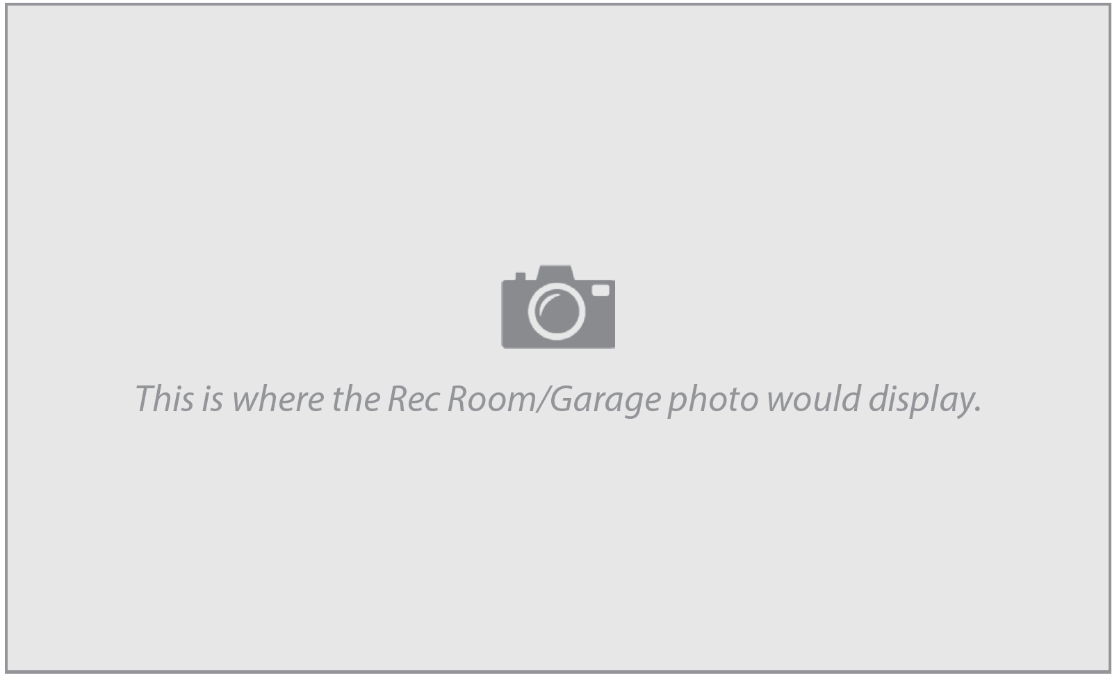 Manufactured home (MH1) — Rec Room Garage