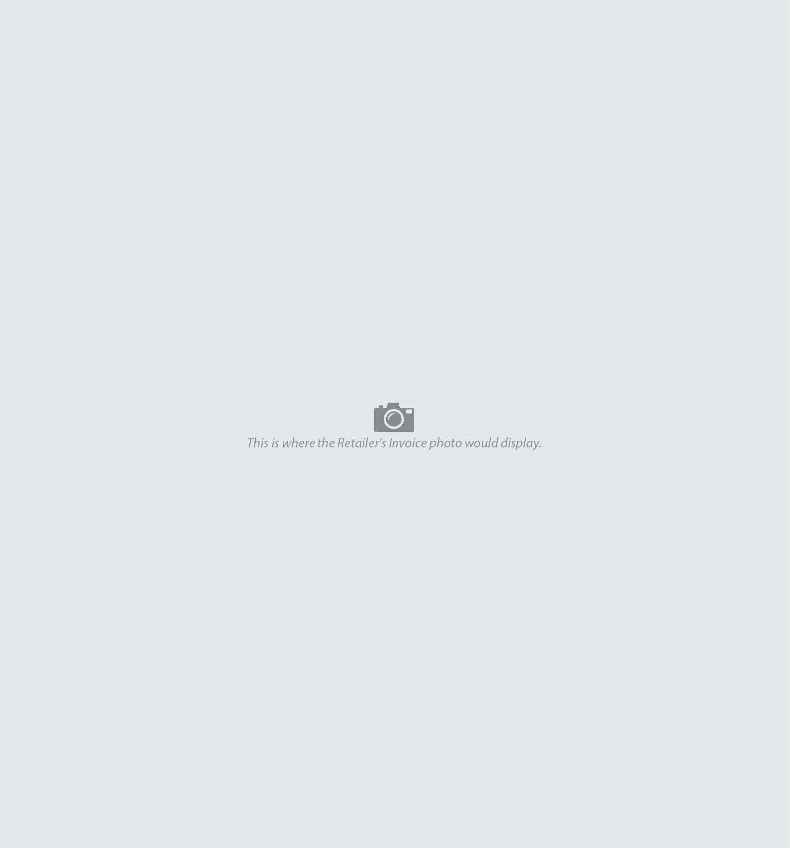 Manufactured home (MH1) — Retailers Invoice