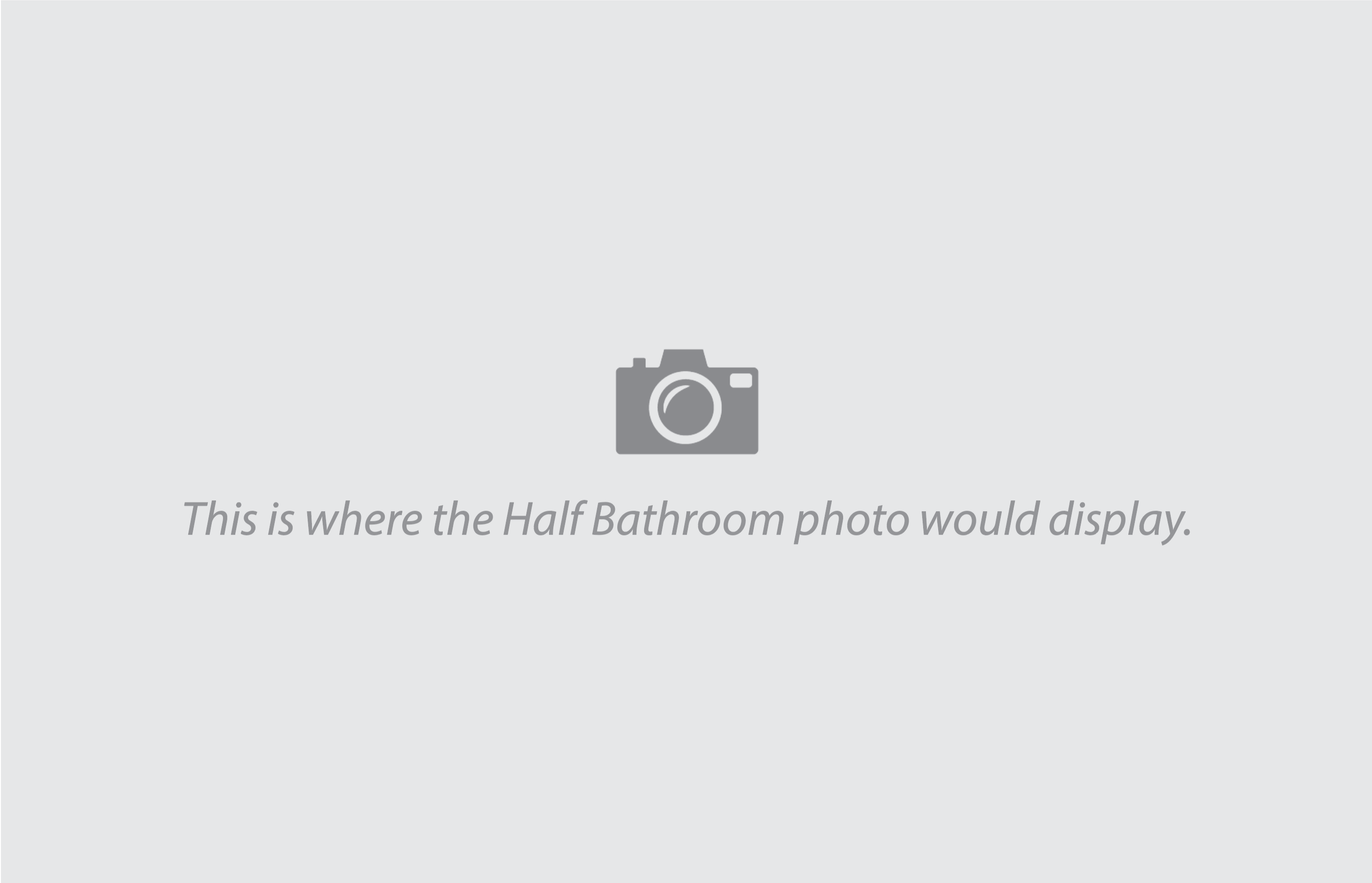 Single-family (SF2) — Half Bath