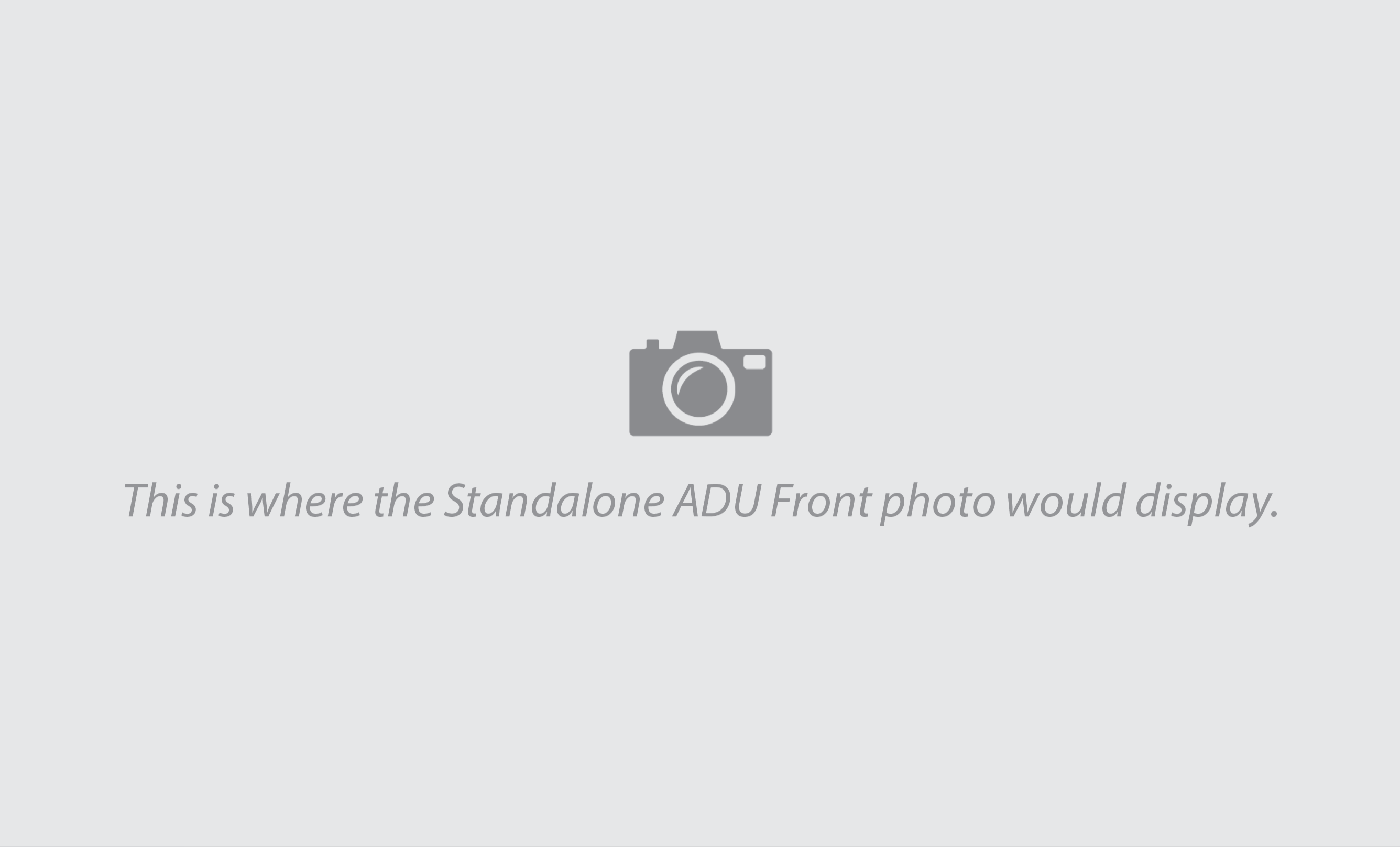 Single-family + ADU (SF3) — ADUFront