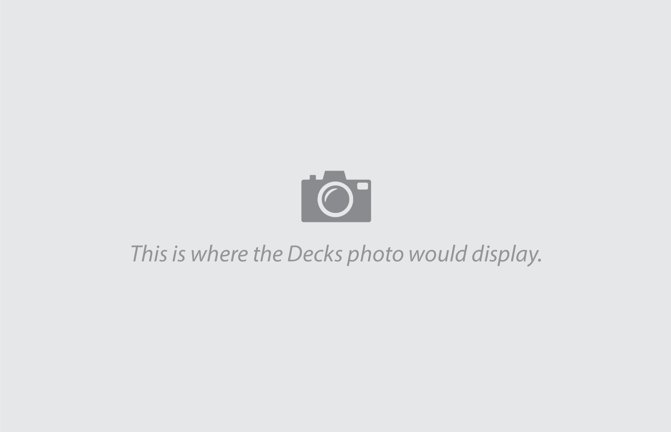 Single-family + ADU (SF3) — Decks