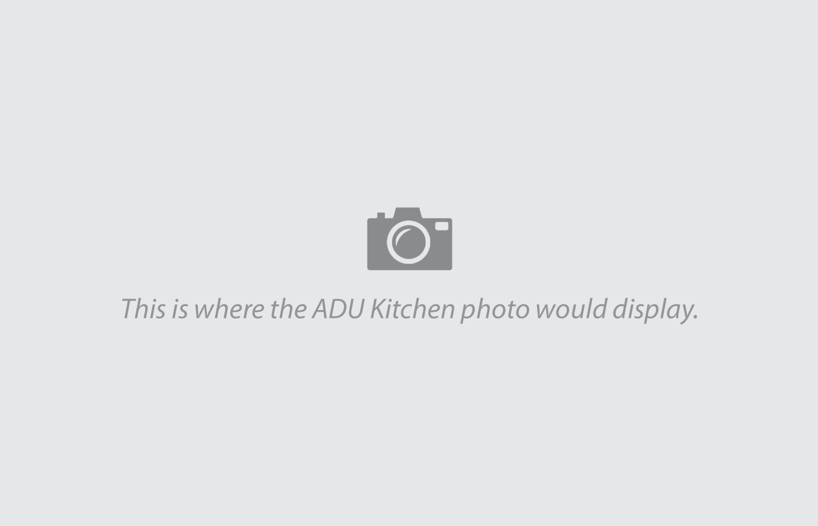 Single-family + ADU (SF4) — ADU Kitchen
